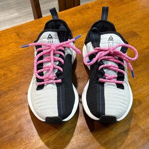 Reebok Sneakers - Black, White, and Pink